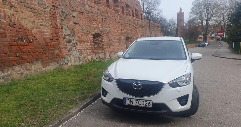 Mazda CX-5 cena 65300 przebieg: 142857, rok produkcji 2013 z Brzostek małe 562